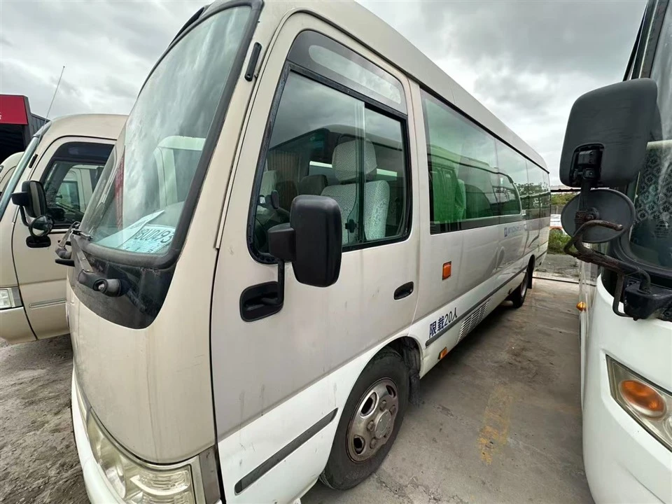 Coaster 20 Seats Gasoline Second Hand Bus suppliers